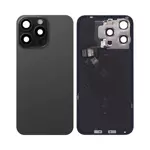 Original Pulled Back Cover Apple iPhone 15 Pro Max Black Titanium