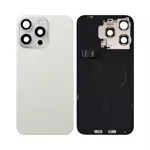 Original Pulled Back Cover Apple iPhone 15 Pro Max White Titanium