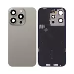 Original Pulled Back Cover Apple iPhone 15 Pro Natural Titanium